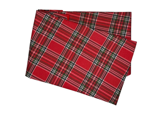 Tovaglia antimacchia rotonda tartan.