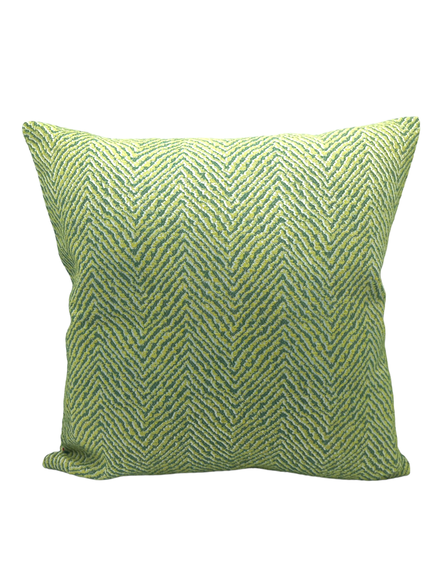 Fodera 45 x 45 zigzag verde.