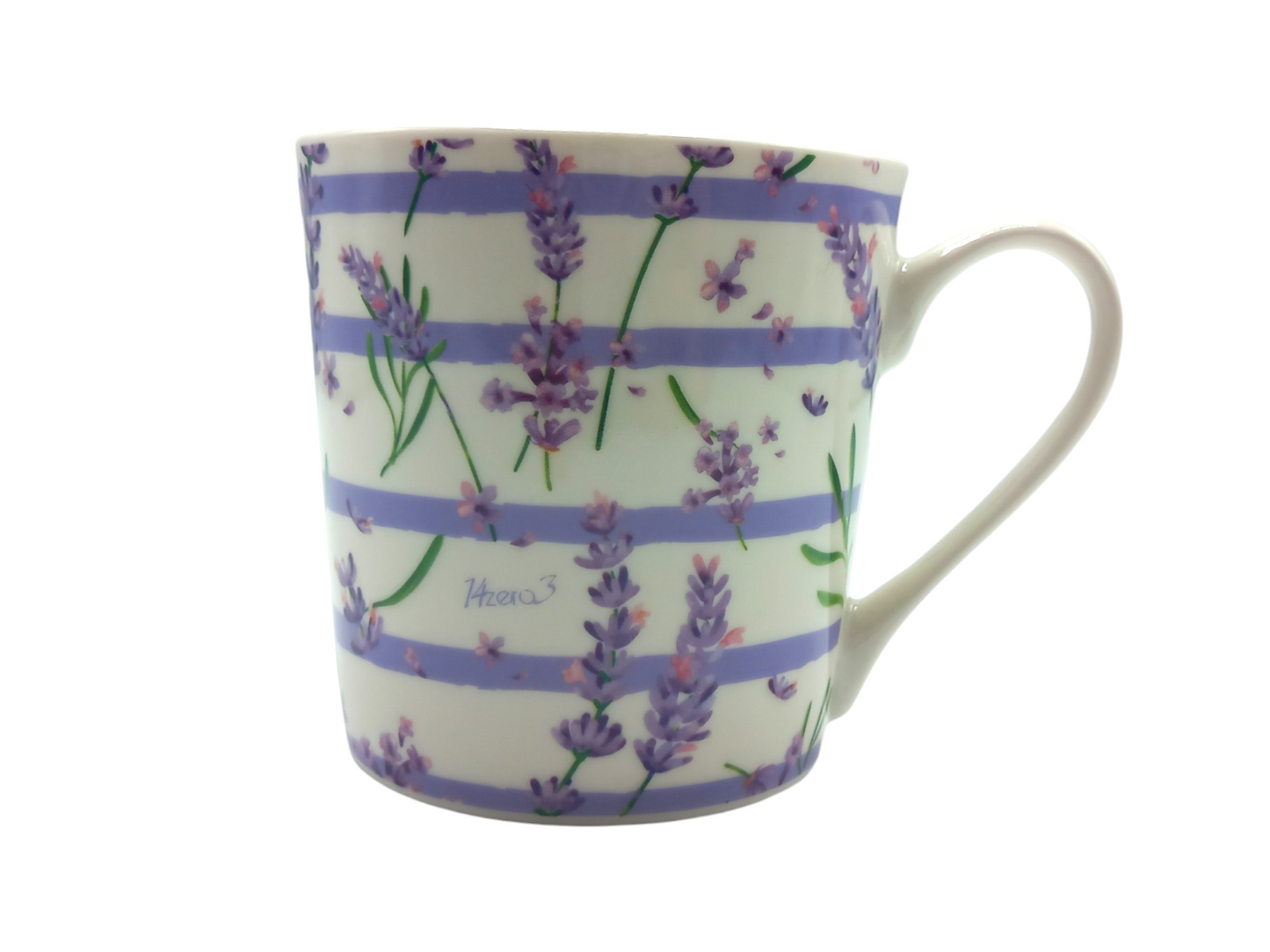 Tazza con lavanda in porcellana in diverse fantasie.