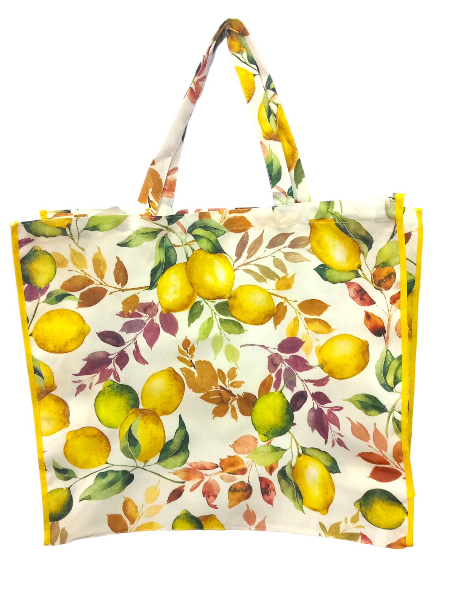 Borsa shopping con limoni.